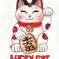Quadro Lucky Cat por Rayana Karoline