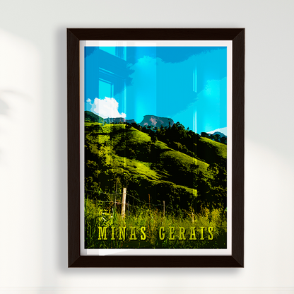 Quadro Minas Gerais por Angus Waddacor-McConill