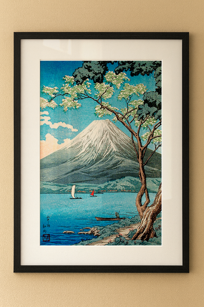 Composição de Quadros Vintage Japanese Art