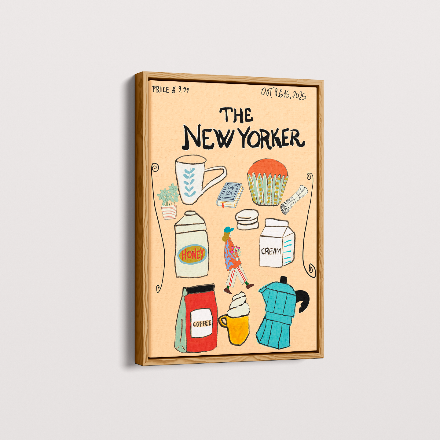 Quadro The New Yorker por Heloisa Camargo