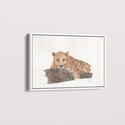 Quadro Onça 2 por Rayana Karoline