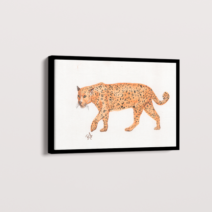 Quadro Onça 3 por Rayana Karoline