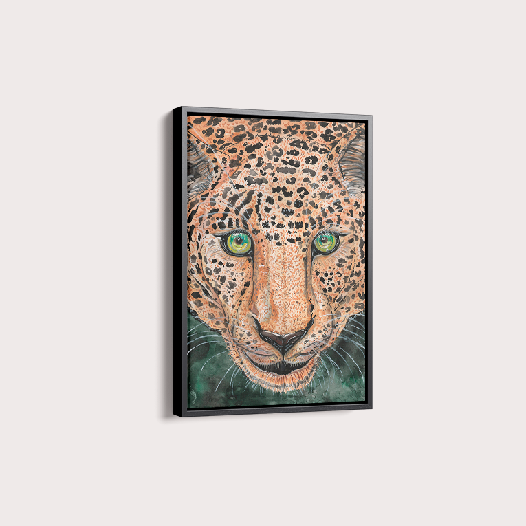 Quadro Onça Pintada por Aquarelando
