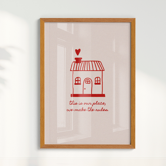 Quadro Our Place por Larissa Lira