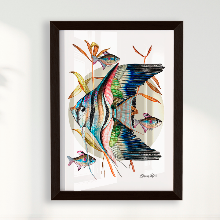 Quadro Aquário por Bruno Felipe