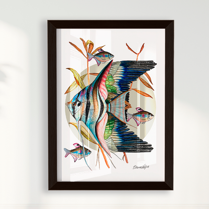 Quadro Aquário por Bruno Felipe