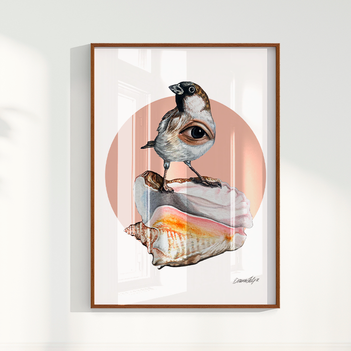 Quadro Pardal por Bruno Felipe