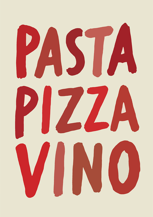 Quadro Pizza Pasta Vino