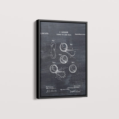 Quadro Patente Bola de Tênis