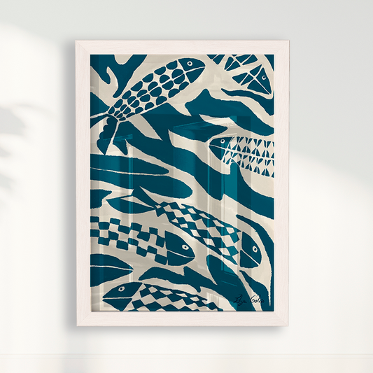 Quadro Pesca por Elizeu Galvão