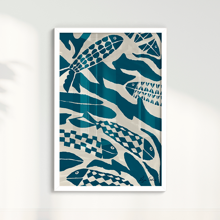 Quadro Pesca por Elizeu Galvão