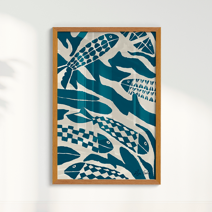 Quadro Pesca por Elizeu Galvão