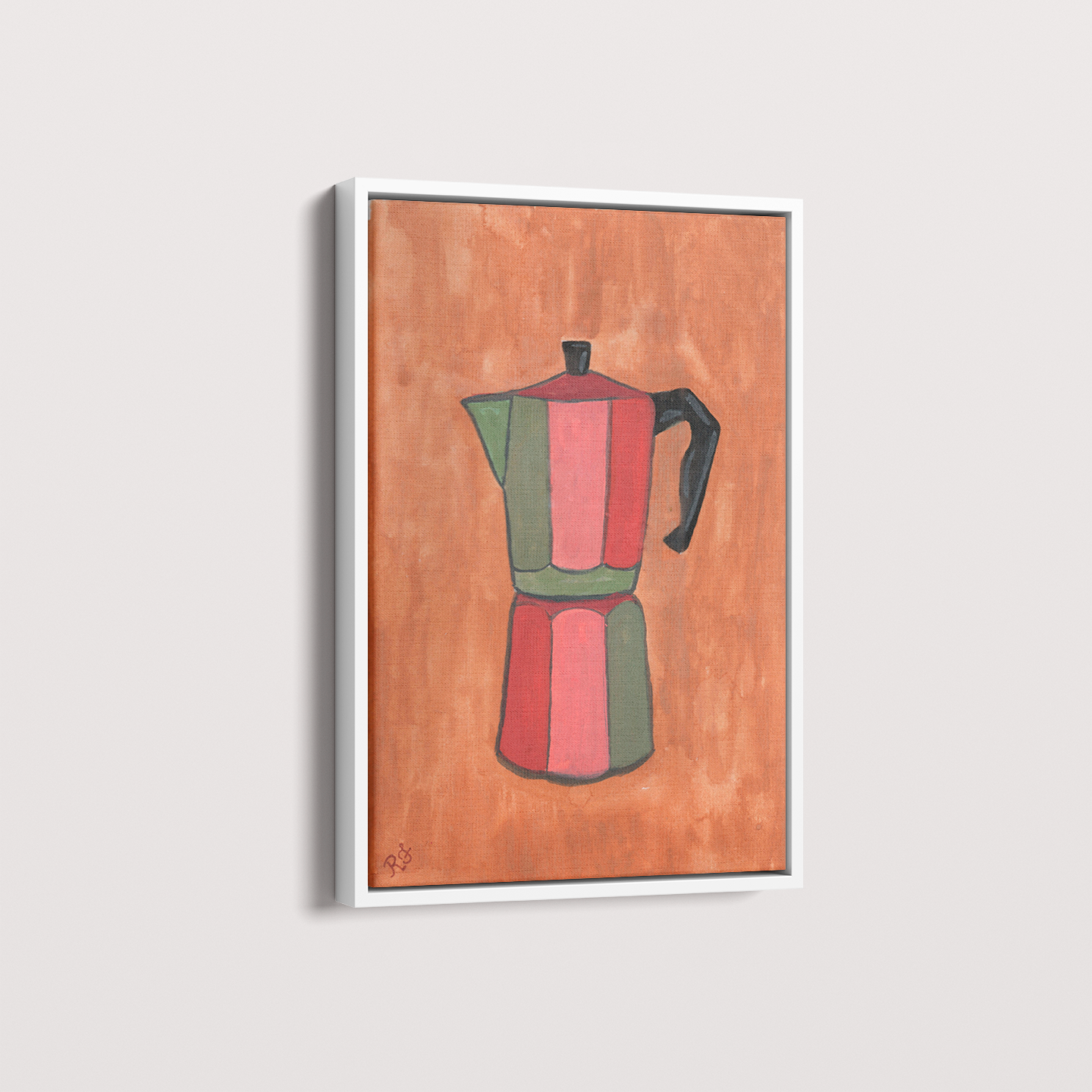 Quadro Cafeteira por aquarelando