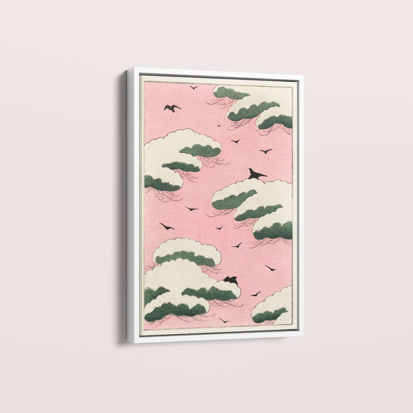 Quadro Pink Sky - arte japonesa vintage