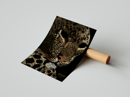 Poster Felino Tamanho A2 pronta Entrega