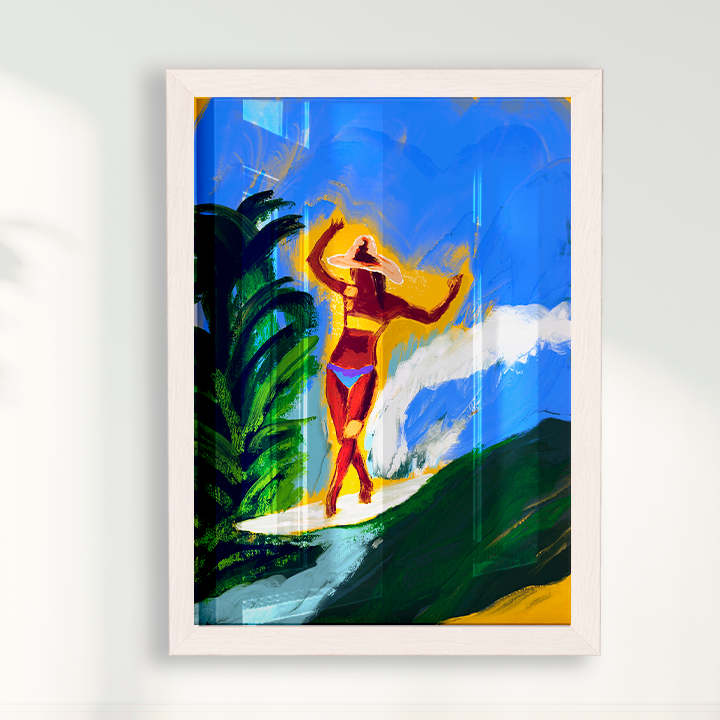 Quadro Surf Heloisa Camargo