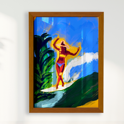 Quadro Surf Heloisa Camargo