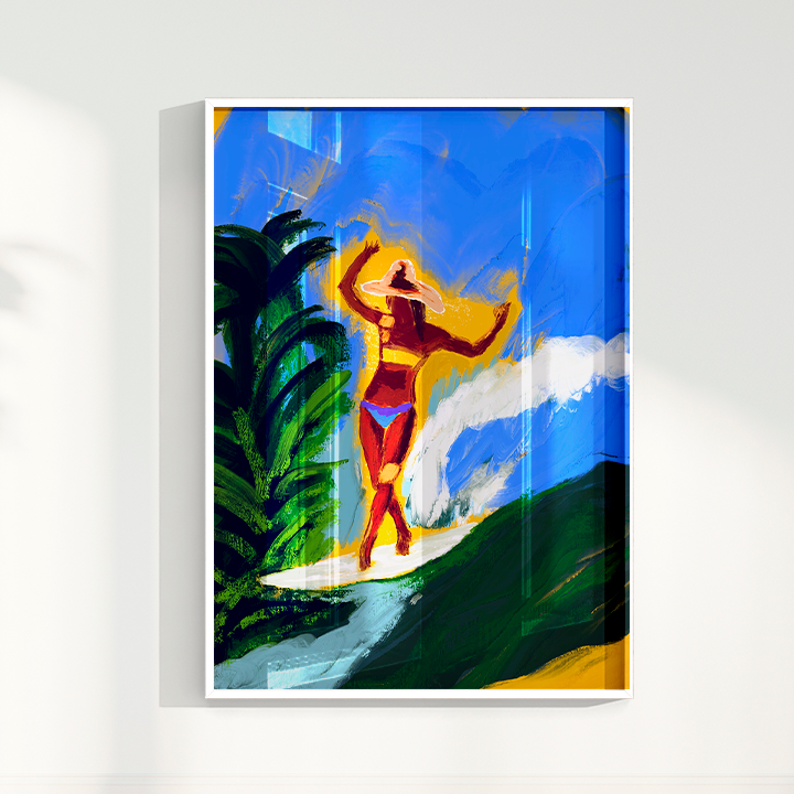 Quadro Surf Heloisa Camargo