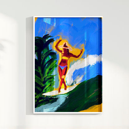 Quadro Surf Heloisa Camargo