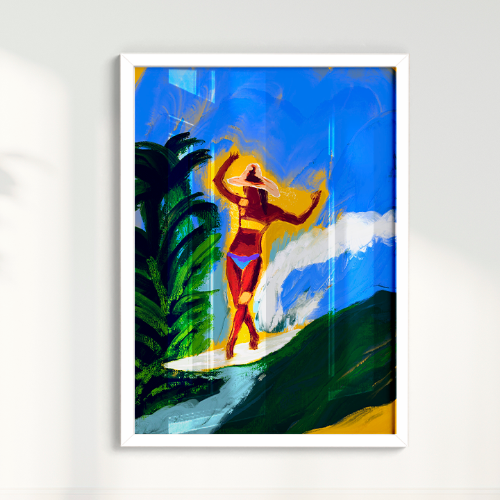 Quadro Surf Heloisa Camargo