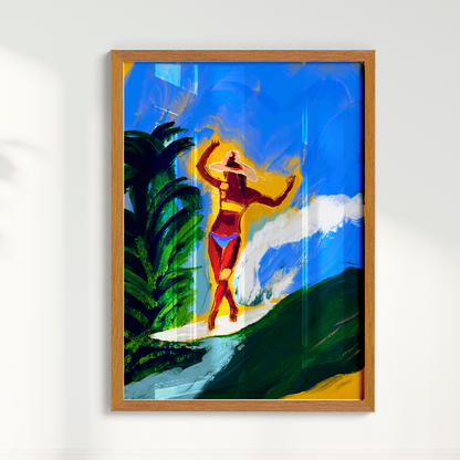 Quadro Surf Heloisa Camargo