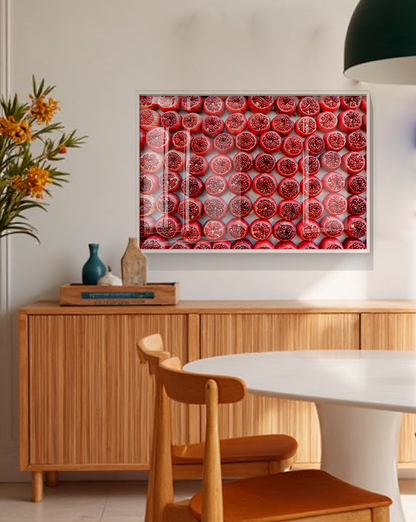 Quadro Romãs de Tel Aviv em Shuk HaCarmel por Larissa Heitmann