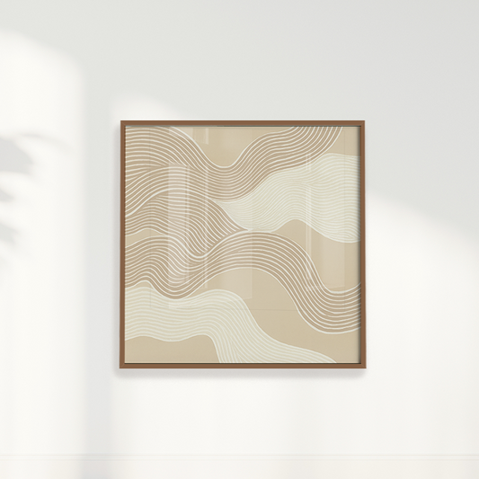 Quadro Texturas Areias II