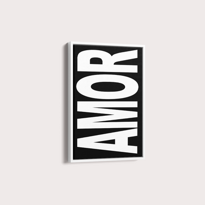 Quadro AMOR B&W