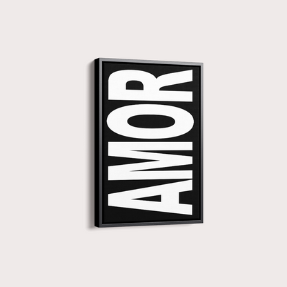 Quadro AMOR B&W