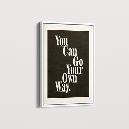 Quadro You Can Go Your Own Way Thiago Villas Boas