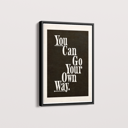 Quadro You Can Go Your Own Way Thiago Villas Boas