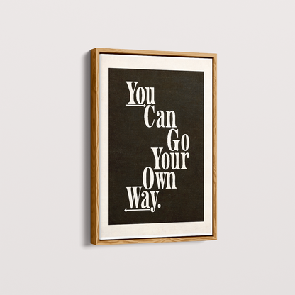 Quadro You Can Go Your Own Way Thiago Villas Boas