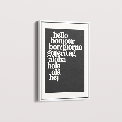 Quadro Hello por Thiago Villas Boas
