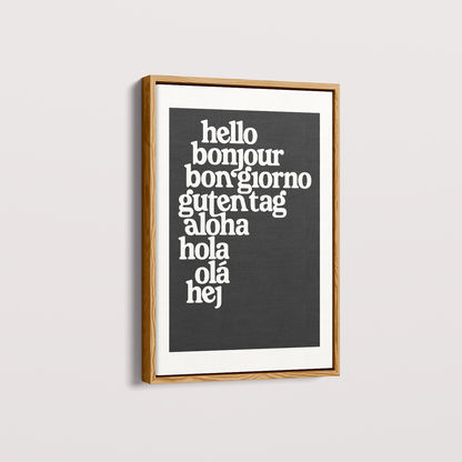 Quadro Hello por Thiago Villas Boas