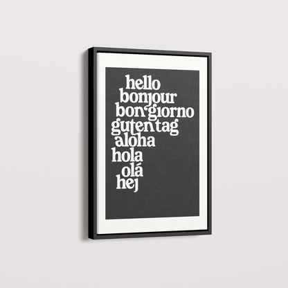 Quadro Hello por Thiago Villas Boas