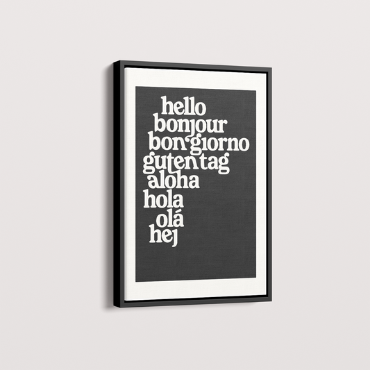 Quadro Hello por Thiago Villas Boas