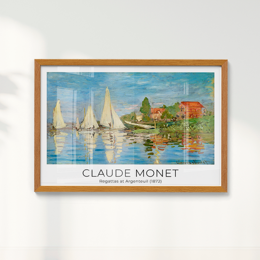 Quadro Monet Régates à Argenteuil