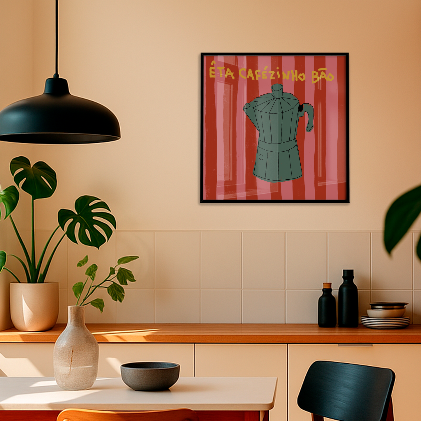 Quadro Cafezinho por Heloisa Camargo