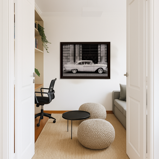 Quadro Carro Antigo por Angus Waddacor-McConill