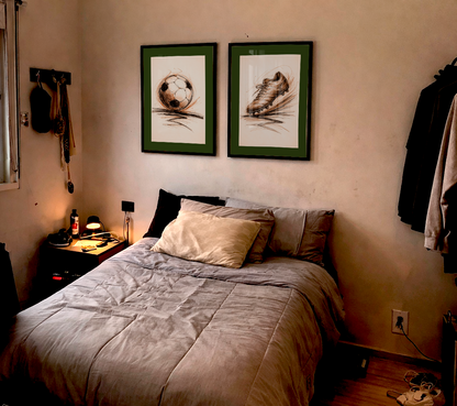 Quadro Bola de Futebol Artístico