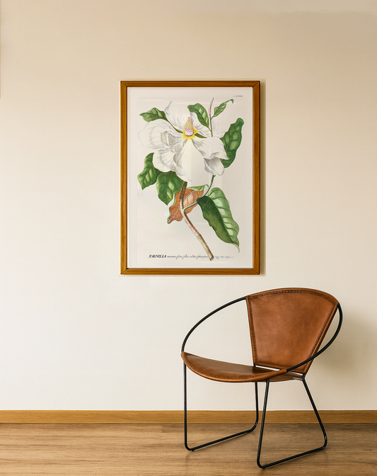 Quadro Magnolia  tamanho A1 pronta Entrega
