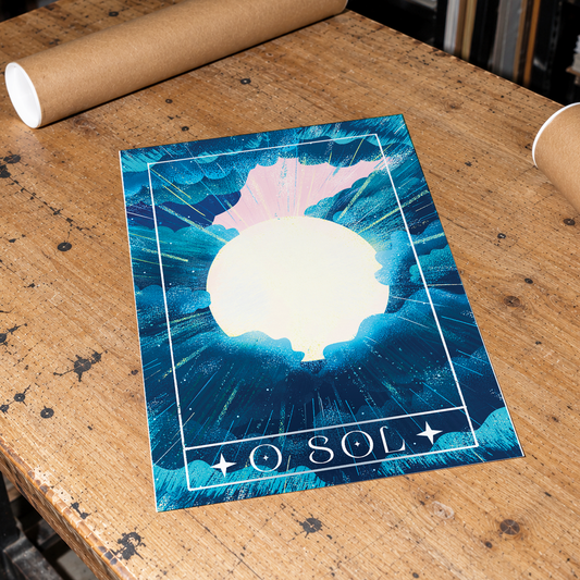 Poster Tarot por Carol Traldi pronta entrega Tamanho A3