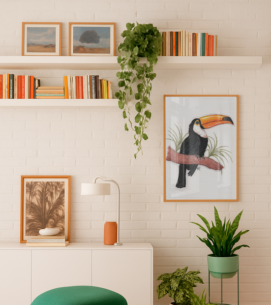 Quadro Tucano por Rayana Karoline