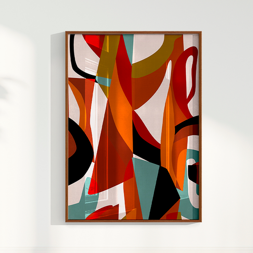 Quadro Moderno Abstrato por Mário Soares