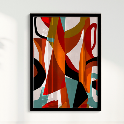 Quadro Moderno Abstrato por Mário Soares