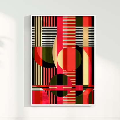 Quadro Formas Geometricas por Mário Soares
