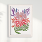 Abstrato Floral I por Aquarelando