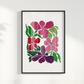 Abstrato Floral II por Aquarelando