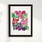Abstrato Floral II por Aquarelando