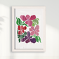Abstrato Floral II por Aquarelando